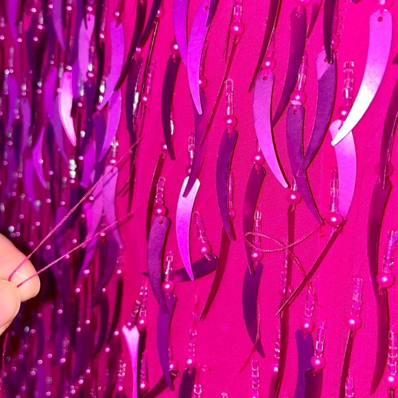 A.J. Bari vintage beaded party dress - Picture 5 of 8